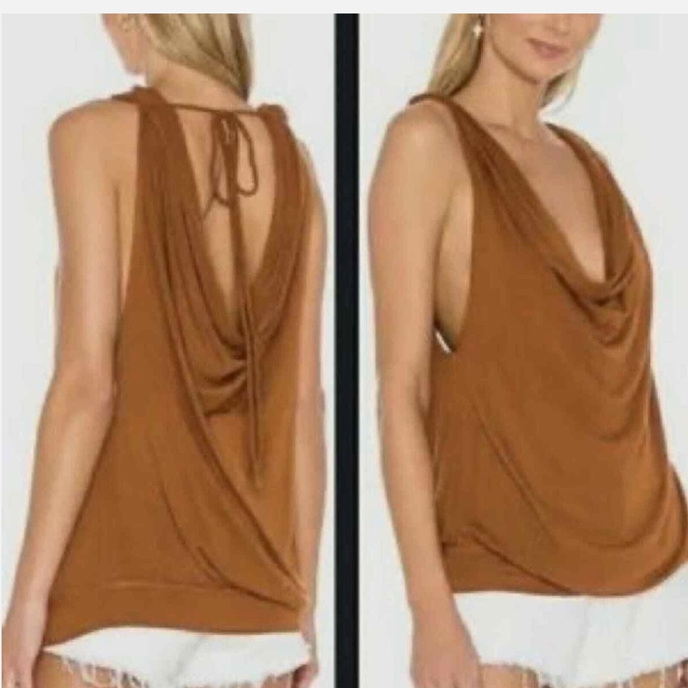 Free People My Way Top Cinnamon Size Medium - Picture 3 of 6